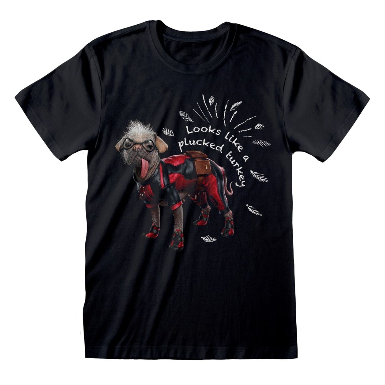 T-SHIRT MARVEL DEADPOOL 3 DOG POOL TURKEY