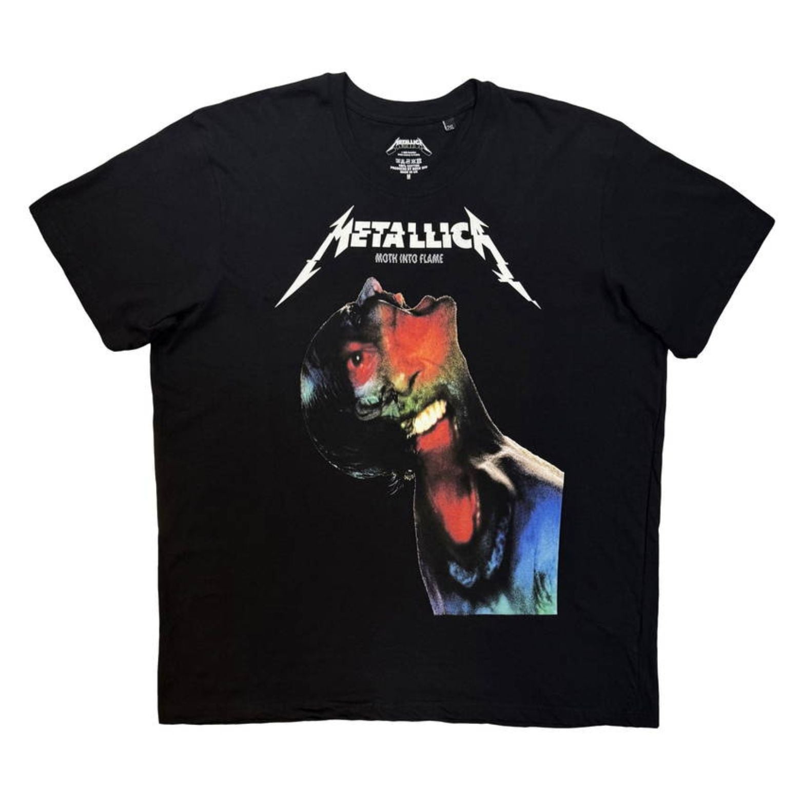 T-SHIRT METALLICA MOTH INTO FLAME
