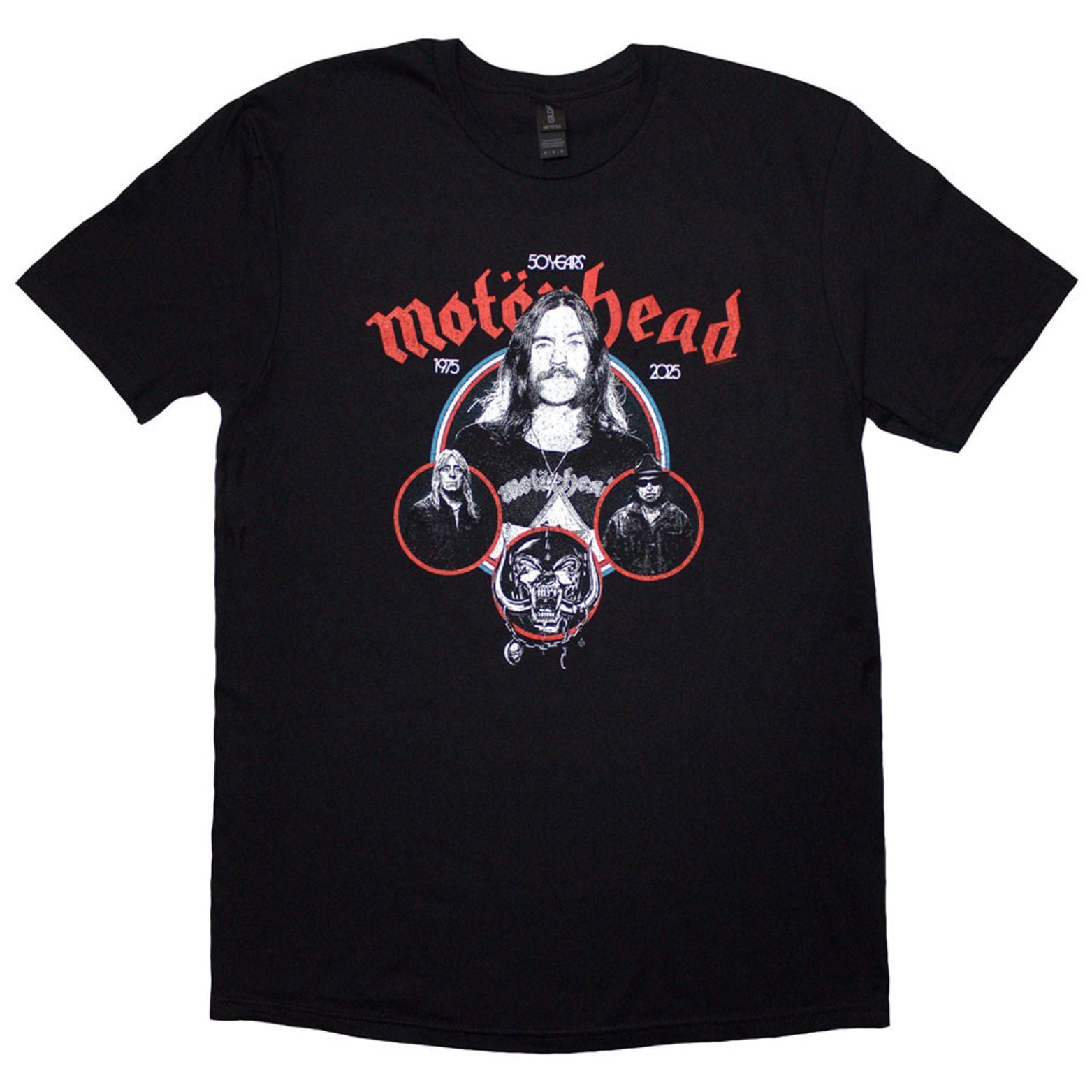 T-SHIRT MOTÖRHEAD 50 YEARS BAND CIRCLES SIZE-XXL