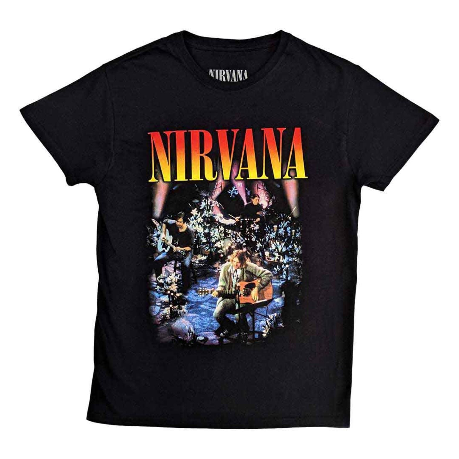 T-SHIRT NIRVANA UNPLUGGED PHOTO