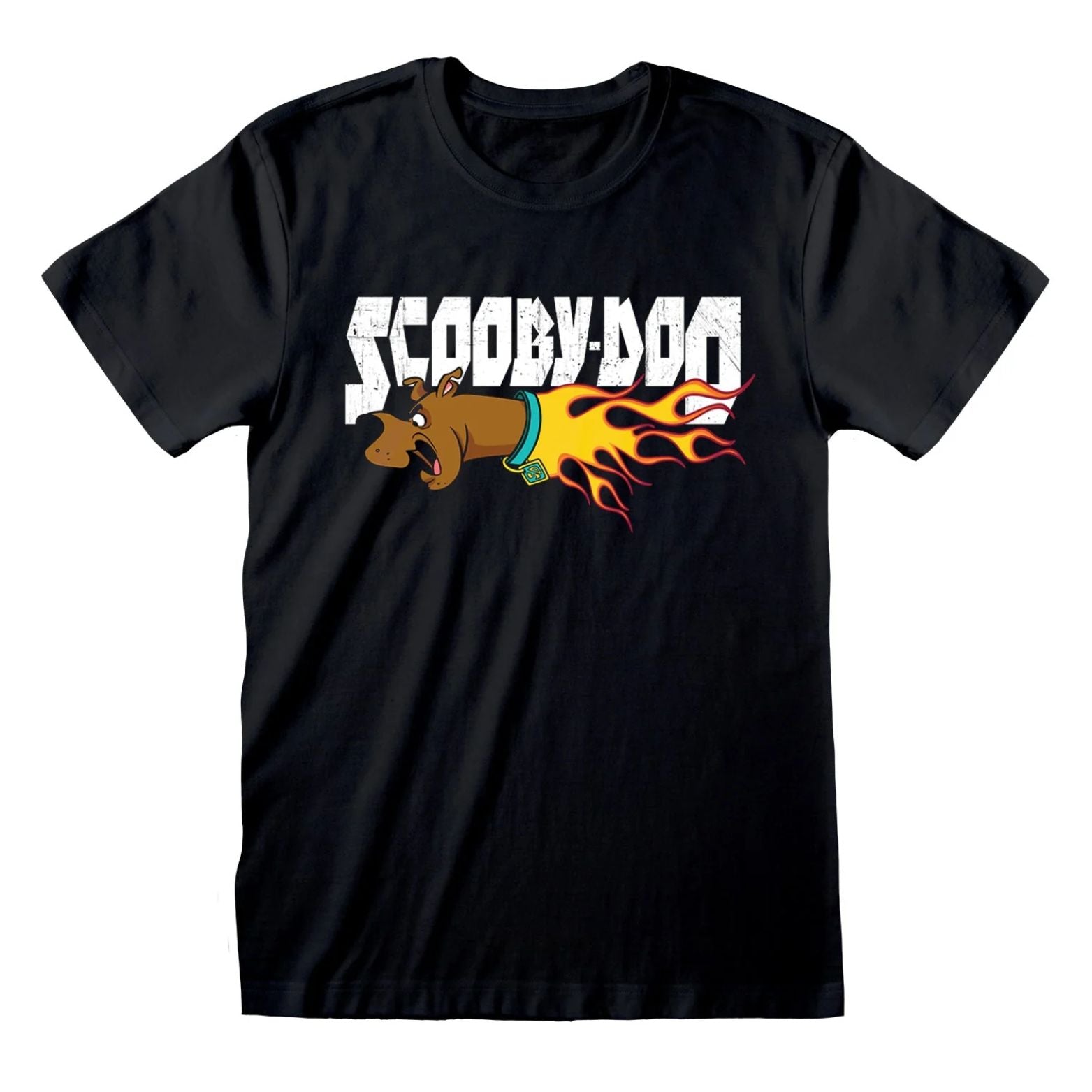 T-SHIRT SCOOBY DOO FLAMING SCOOBY