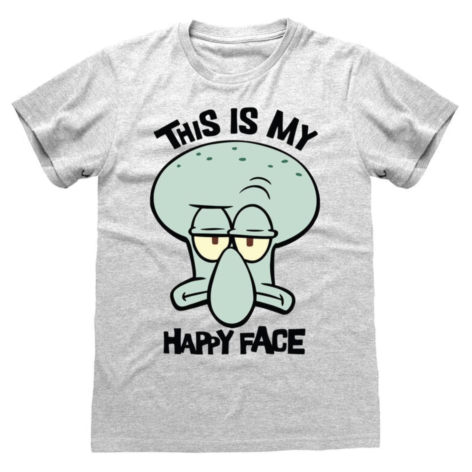 T-SHIRT SPONGEBOB SQUAREPANTS THIS IS MY HAPPY FACE