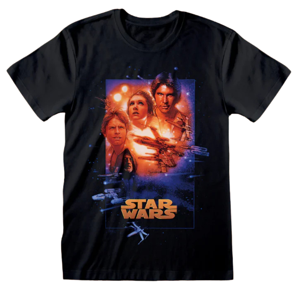 T-SHIRT STAR WARS CLASSIC A NEW HOPE SIZE-XL