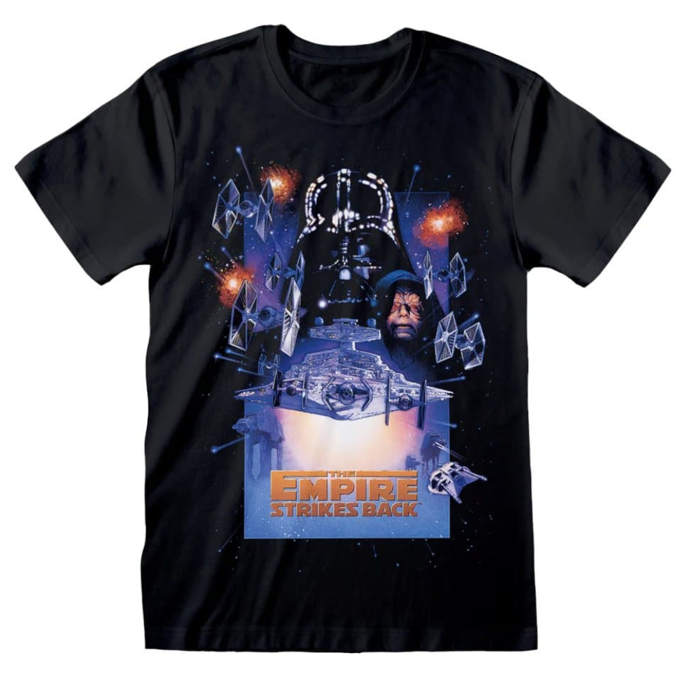 T-SHIRT STAR WARS CLASSIC EMPIRE STRIKES BACK SIZE-S