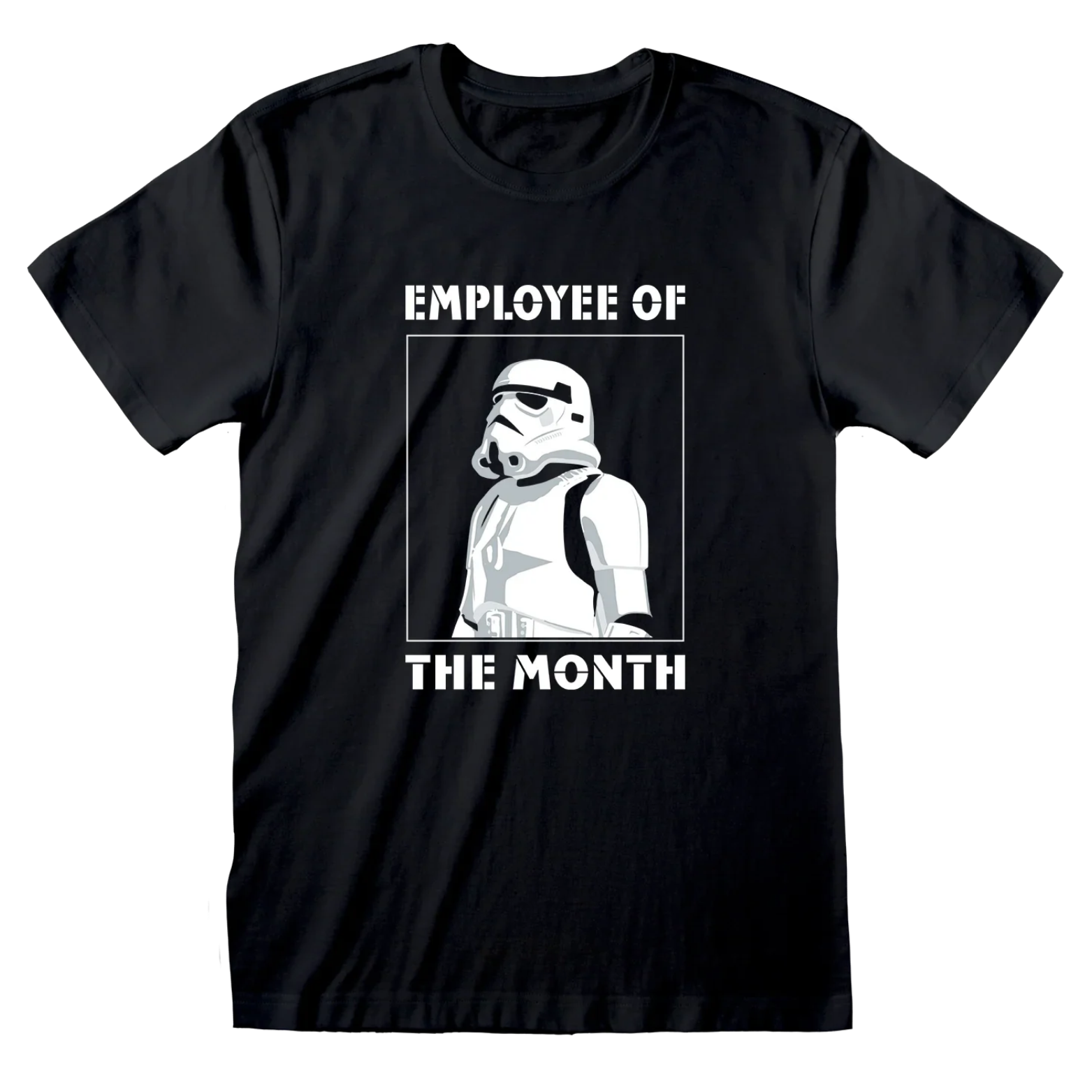T-SHIRT STAR WARS EMPLOYEE OF THE MONTH BLACK