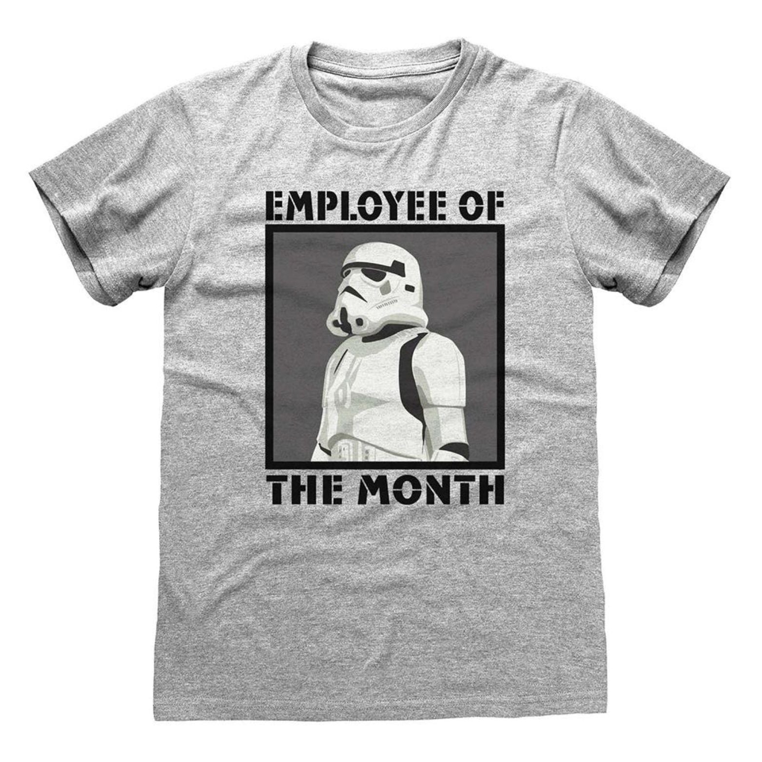 T-SHIRT STAR WARS EMPLOYEE OF THE MONTH GREY