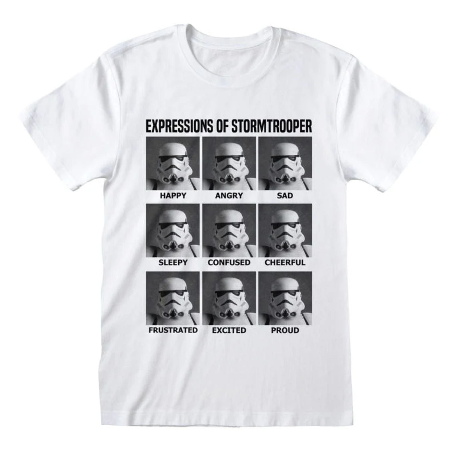 T-SHIRT STAR WARS EXPRESSIONS OF A STORMTROOPER