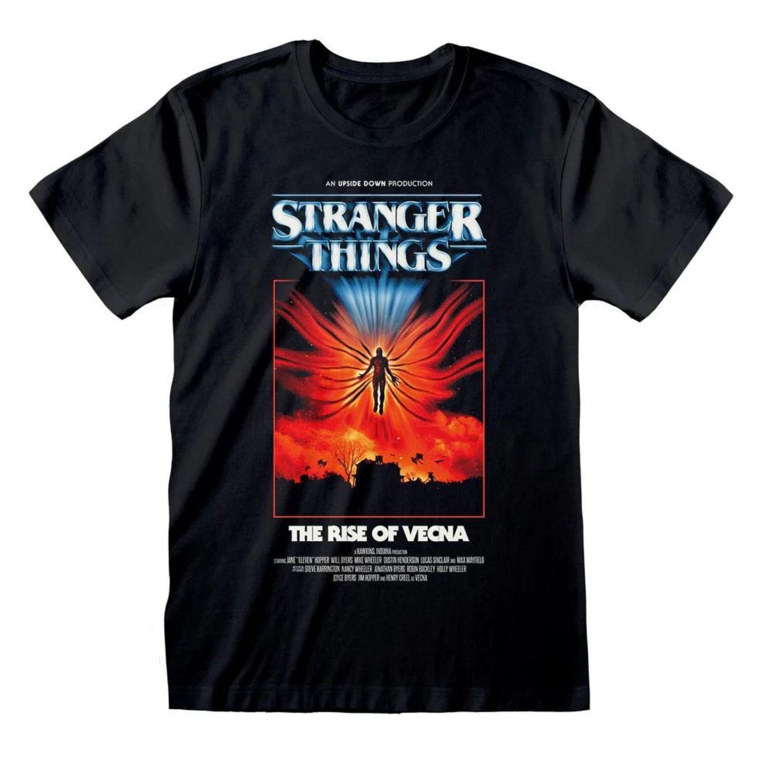 T-SHIRT STRANGER THINGS RISE OF VECNA POSTER SIZE-S