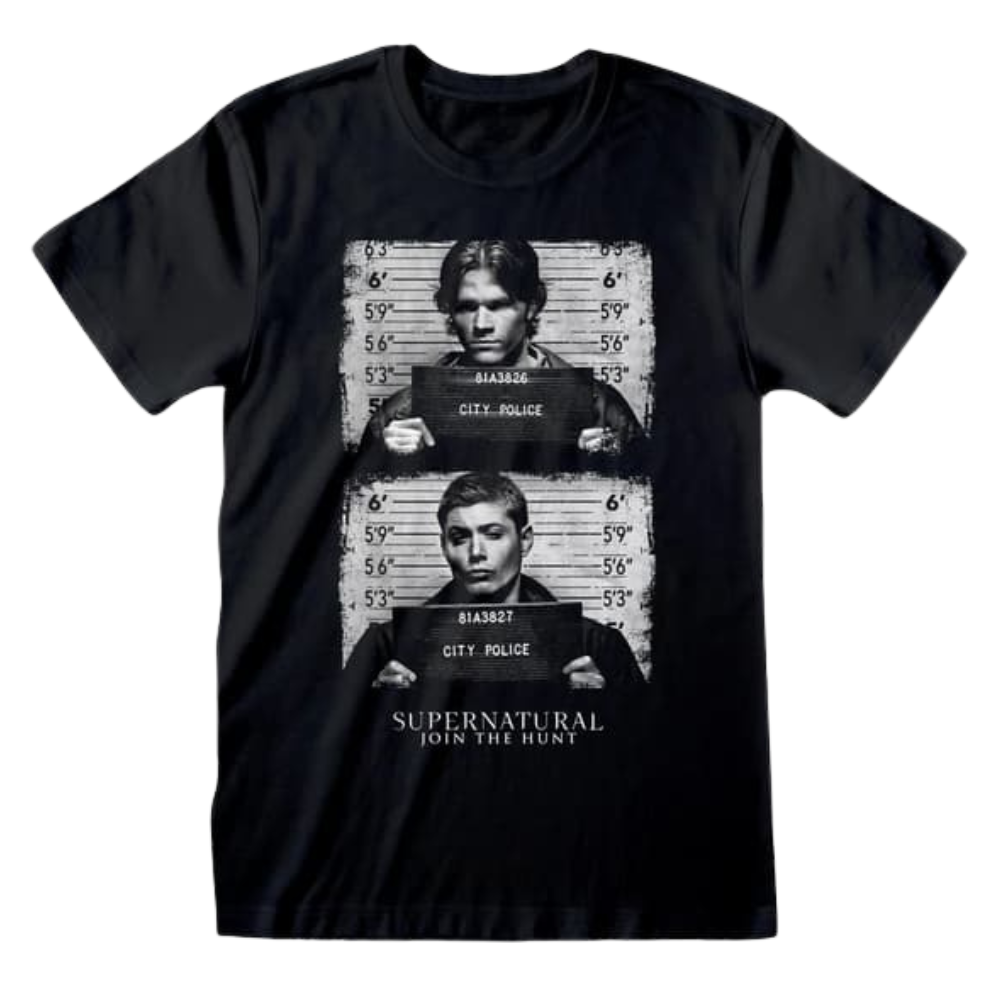 T-SHIRT SUPERNATURAL LINE UP SIZE-S