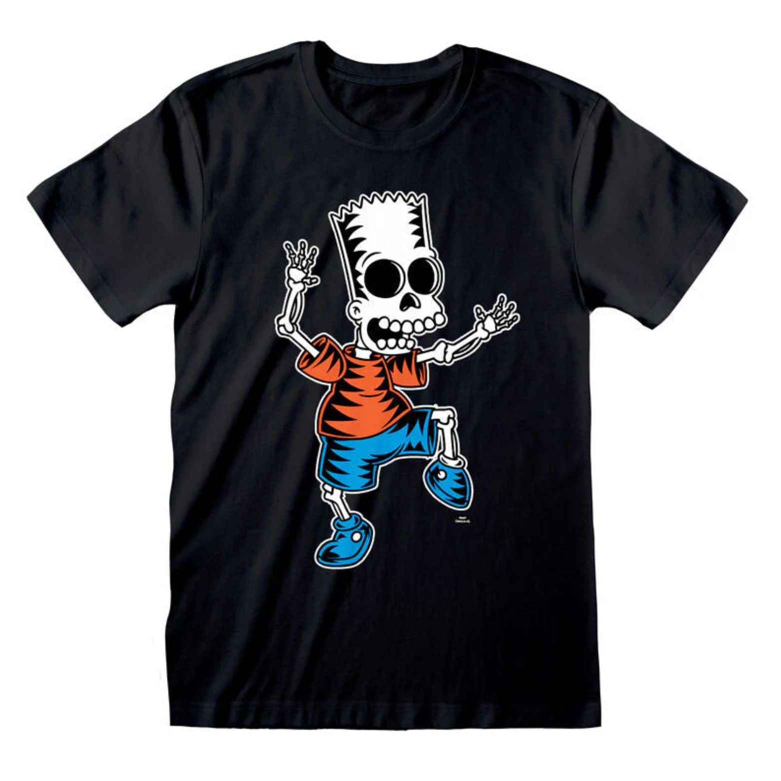 T-SHIRT THE SIMPSONS SKELETON BART