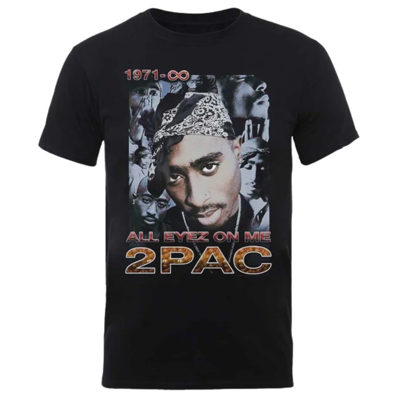 T-SHIRT TUPAC ALL EYES 1971 SIZE-S