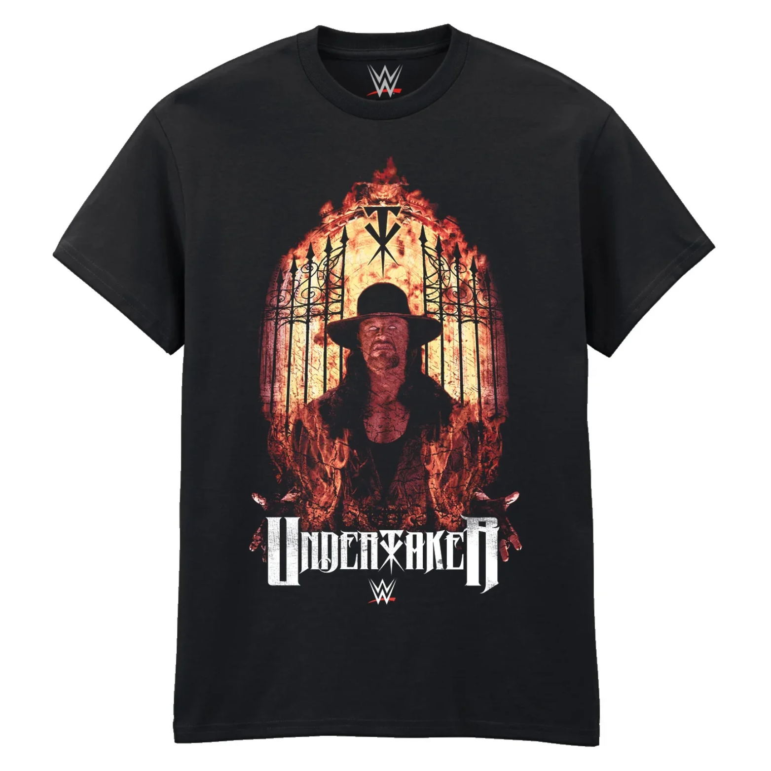 T-SHIRT WWE UNDERTAKER FLAMES