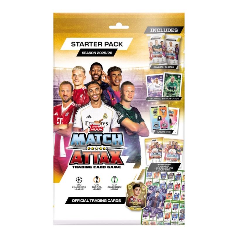 TOPPS MATCH ATTAX CHAMPIONS LEAGUE STARTER PACK