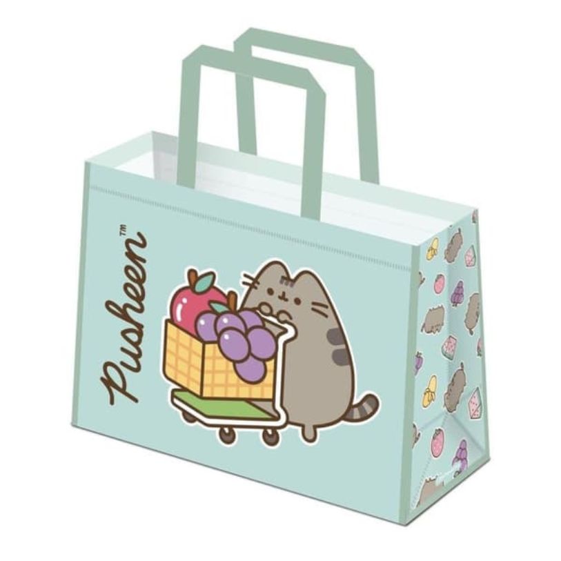 TOTE BAG HELLO KITTY PUSHEEN FRUIT SHOPPING