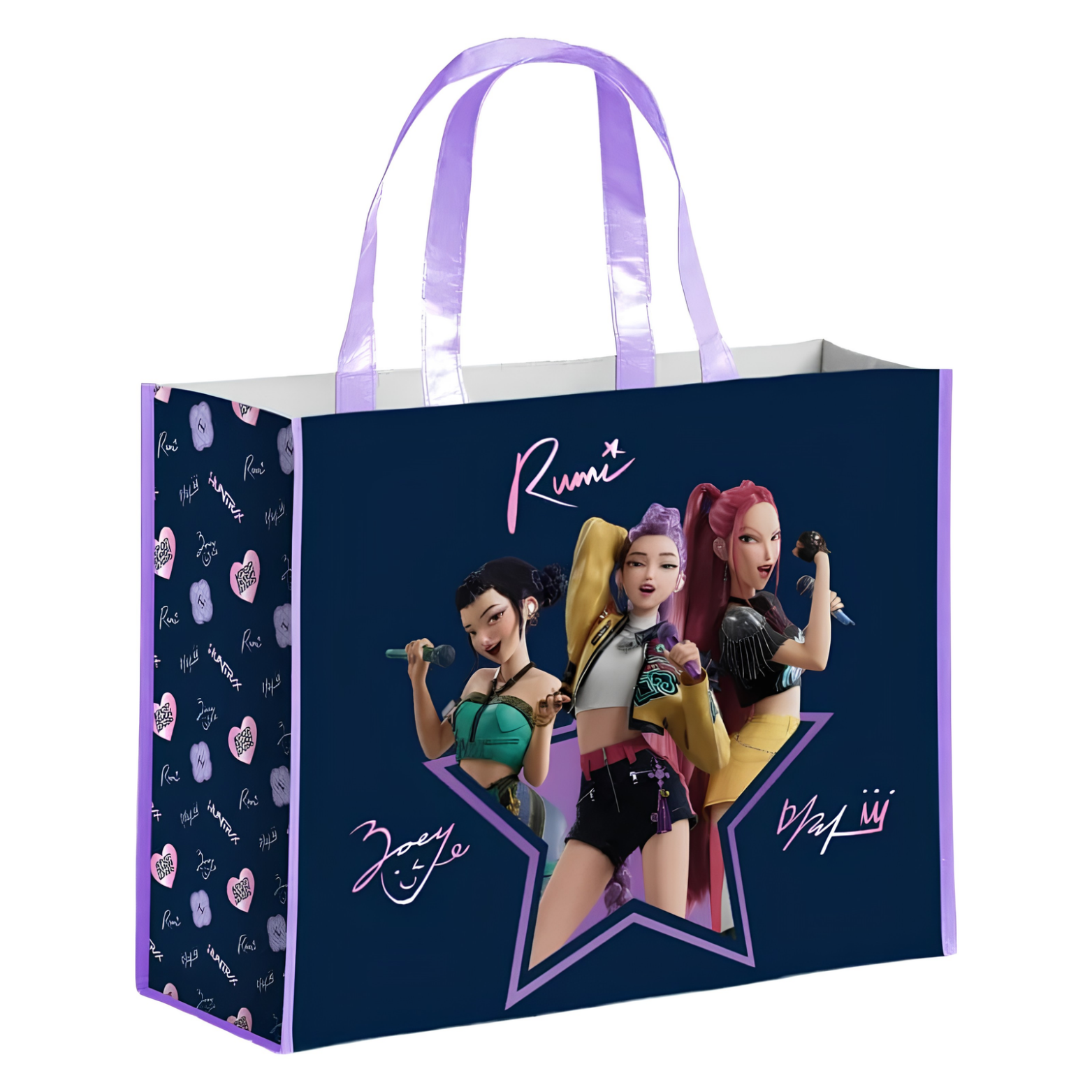 TOTE BAG K-POP DEMON HUNTERS IDOLS SIGNATURE