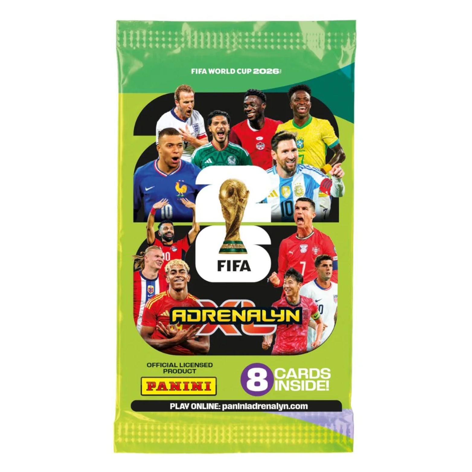 TRADING CARD FIFA WORLD CUP 2026 8 CARDS INSIDE