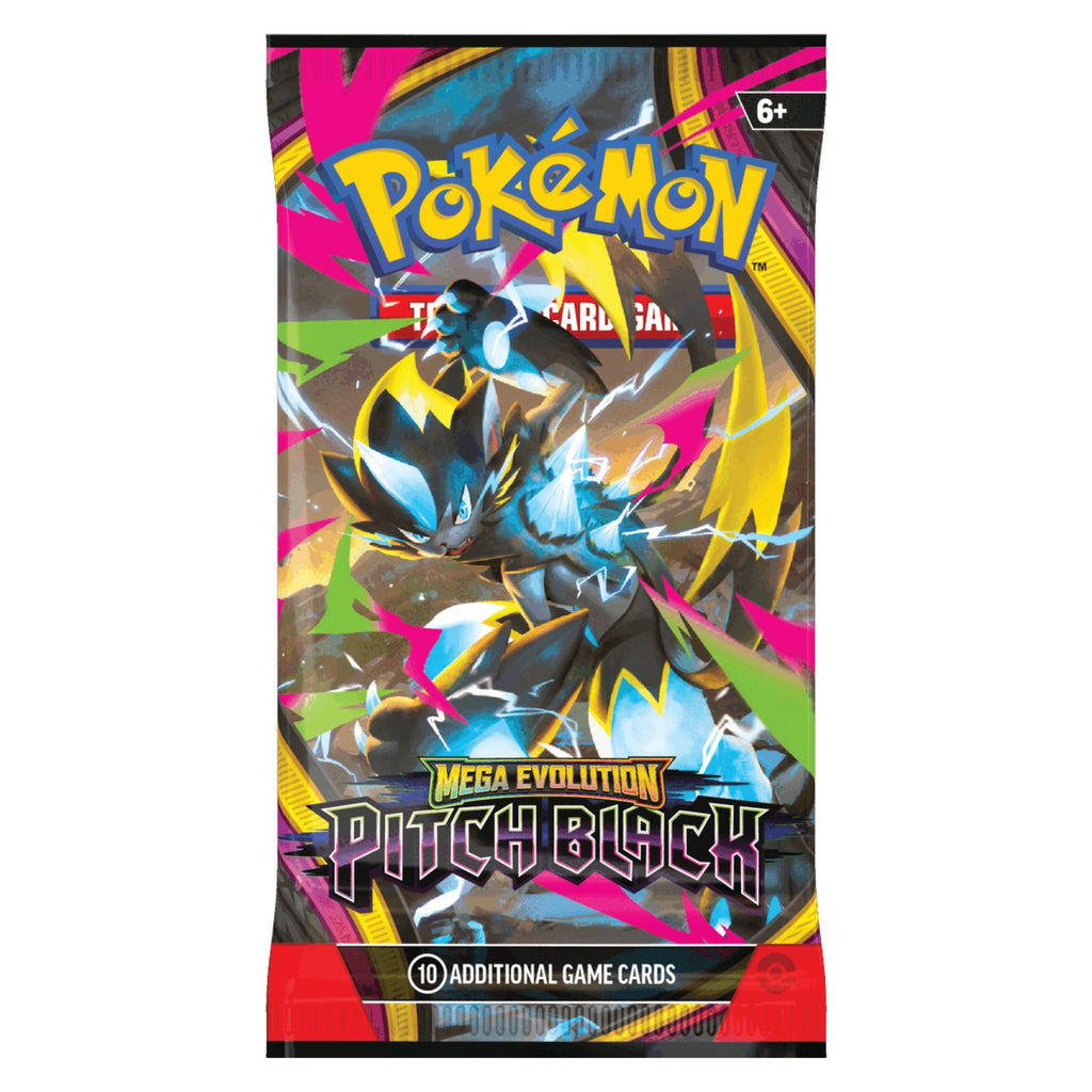 TRADING CARD GAME POKÉMON MEGA EVOLUTION PITCH BLACK 10 CARDS