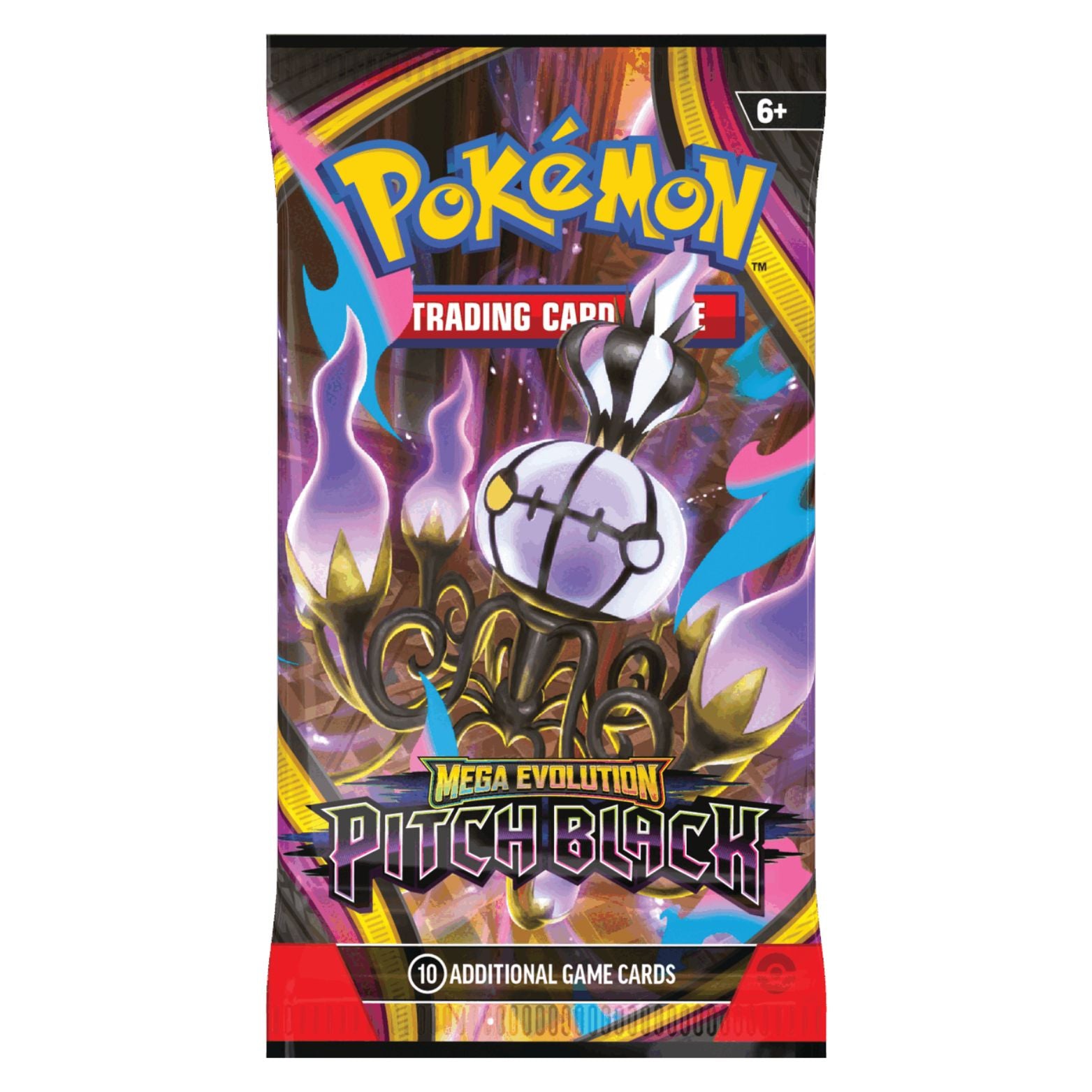 TRADING CARD GAME POKÉMON MEGA EVOLUTION PITCH BLACK 10 CARDS