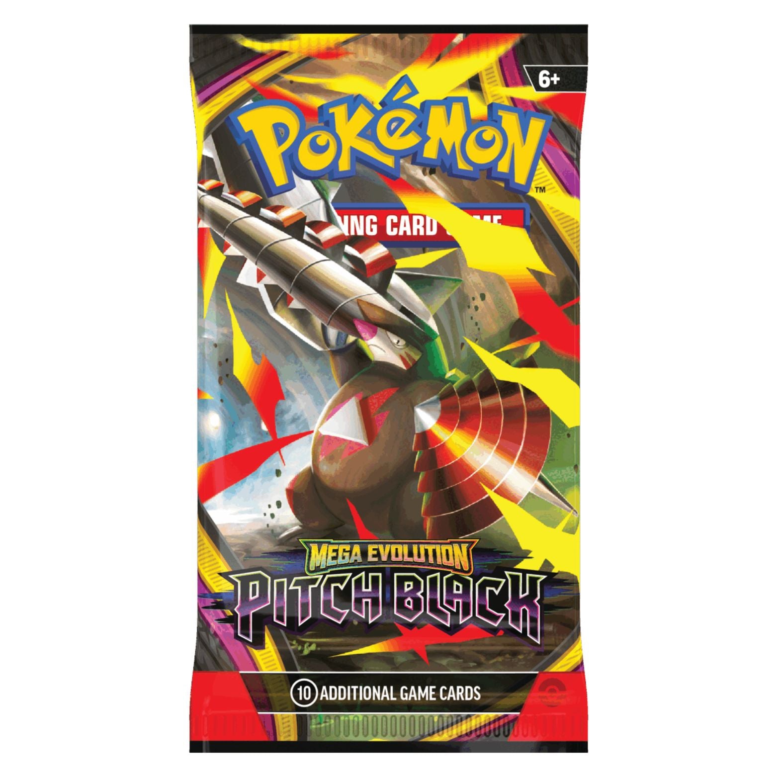 TRADING CARD GAME POKÉMON MEGA EVOLUTION PITCH BLACK 10 CARDS