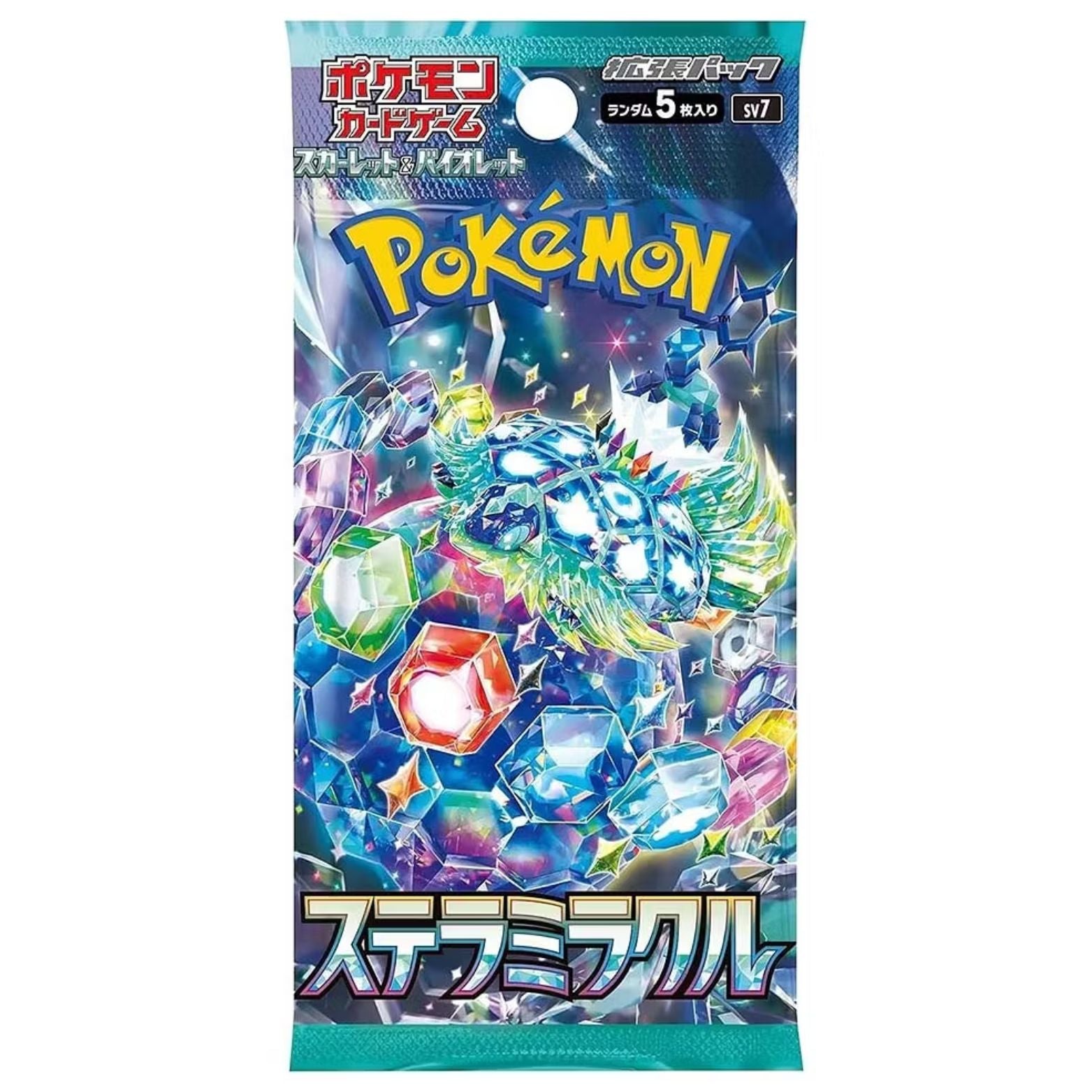 TRADING CARD GAME POKÉMON STELLAR MIRACLE JAPANESE BOOSTER PACK 5 CARDS