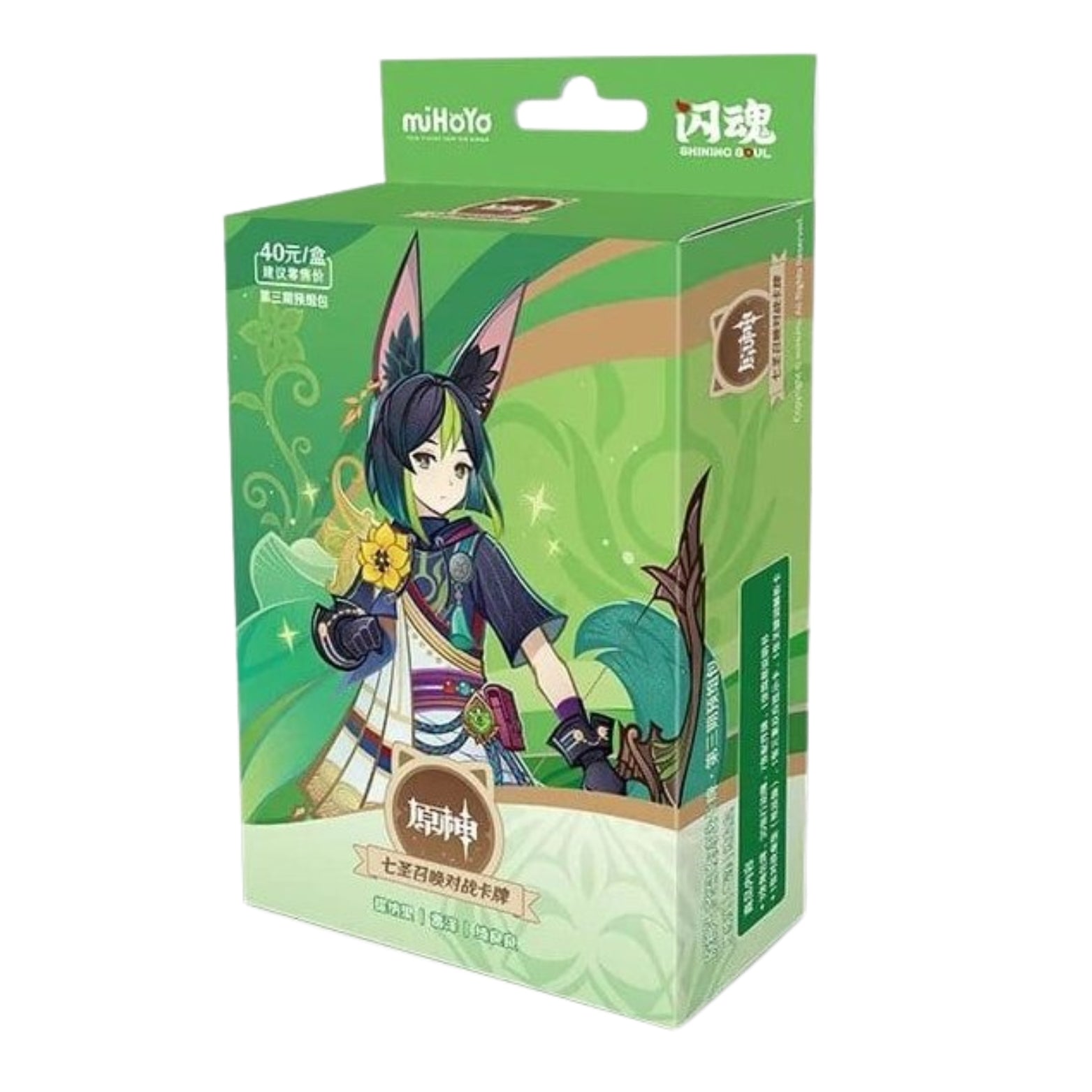 TRADING CARD GENSHIN IMPACT SERIES 03 PRE-BUILD STARTER DECK 06 TIGHNARI CHINESE