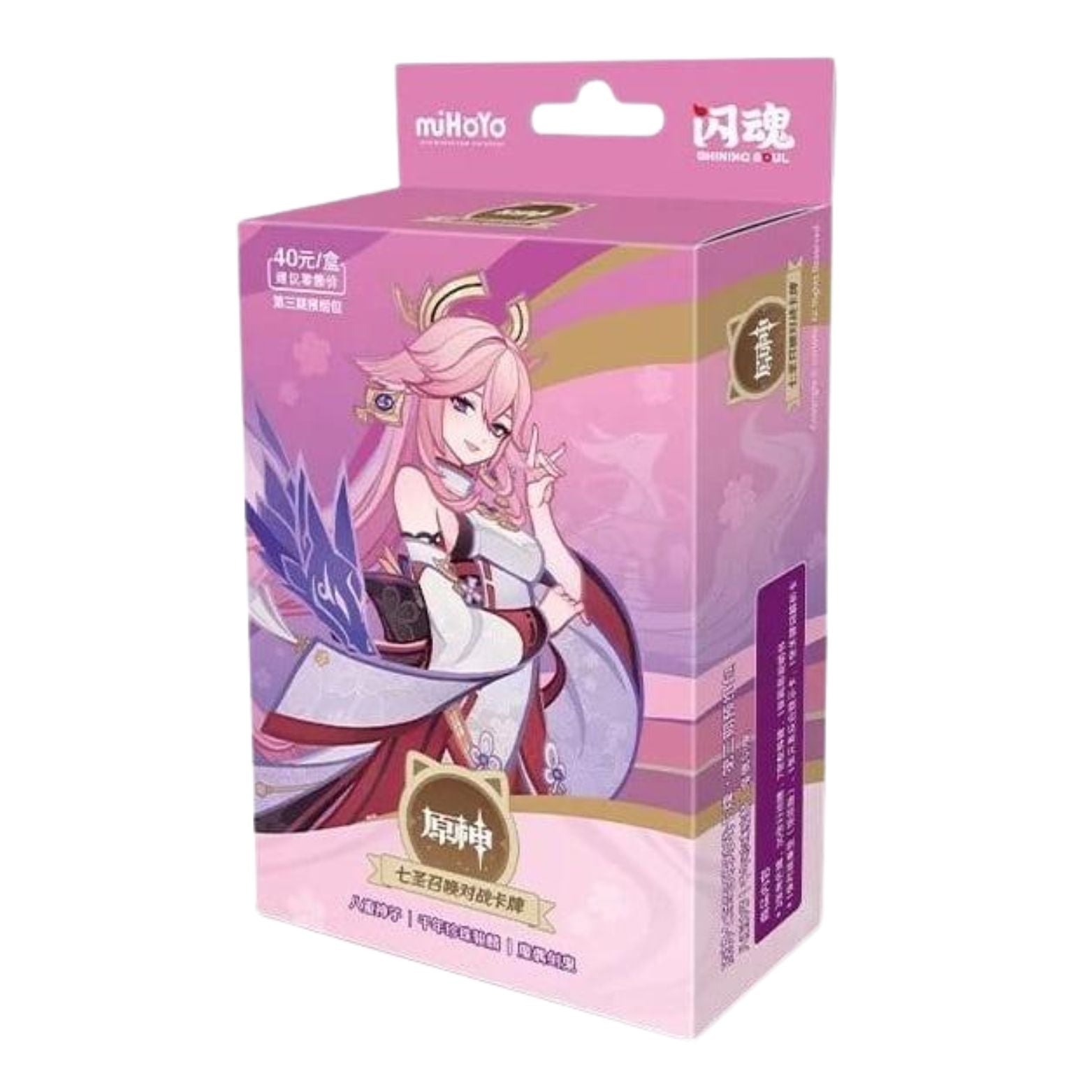 TRADING CARD GENSHIN IMPACT PRE-BUILD STARTER DECK 05 YAE MIKO SERIES 3 CHINESE