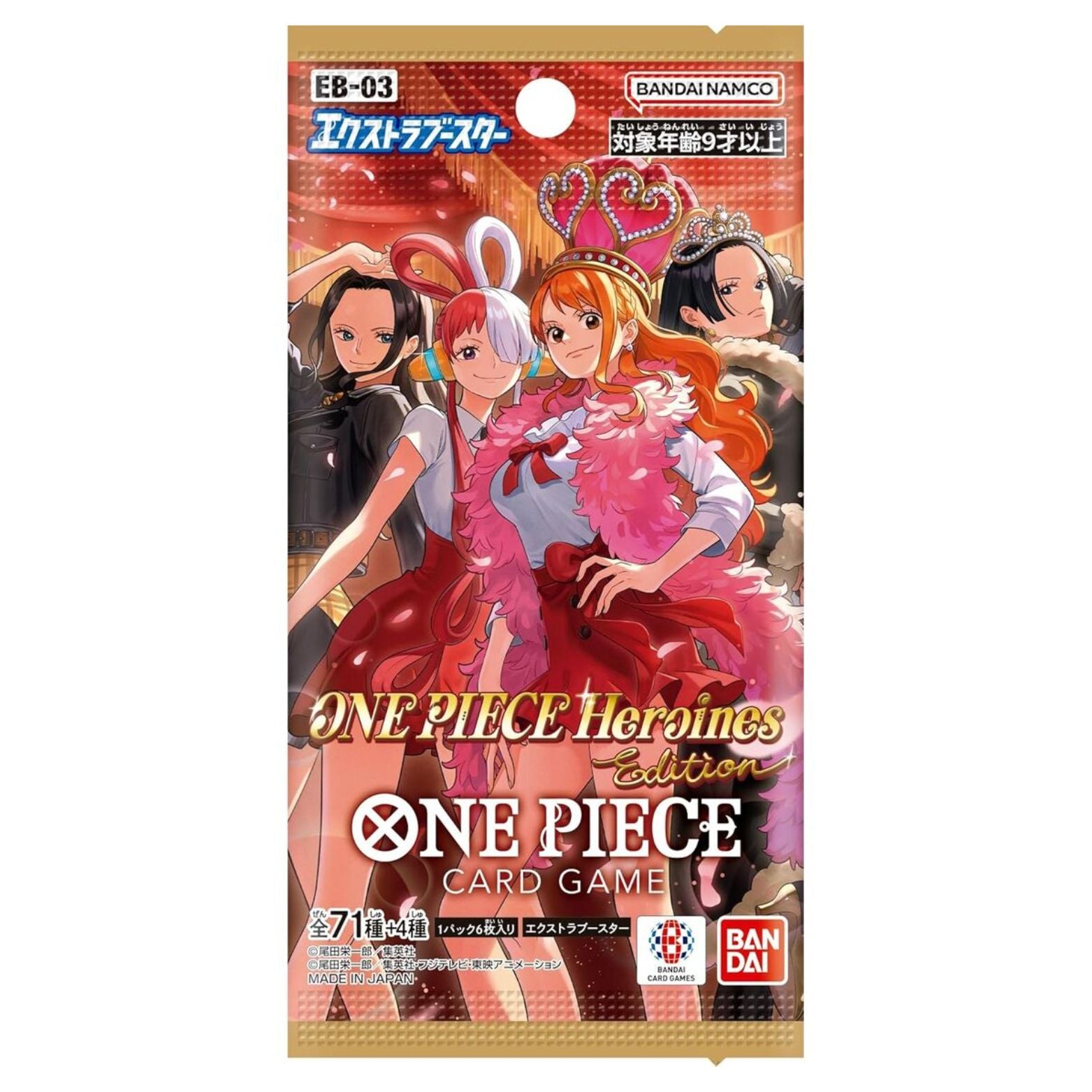 TRADING CARD ONE PIECE EB-03 JAPANESE BOOSTER PACK