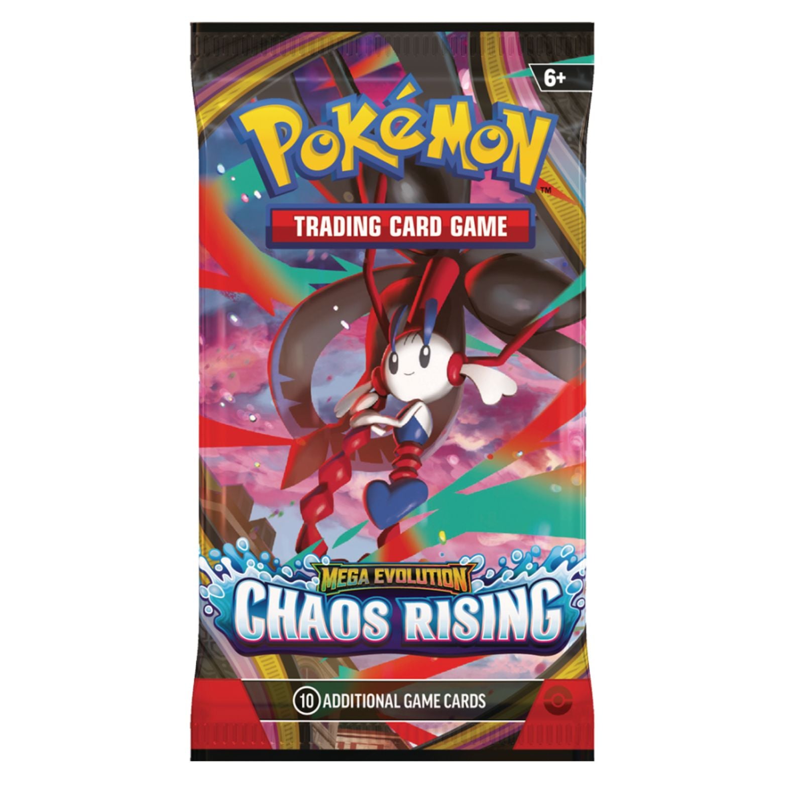 TRADING CARD GAME POKÉMON MEGA EVOLUTION CHAOS RISING 10 CARDS