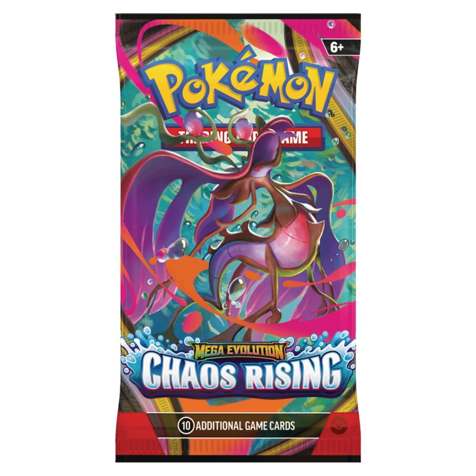 TRADING CARD GAME POKÉMON MEGA EVOLUTION CHAOS RISING 10 CARDS