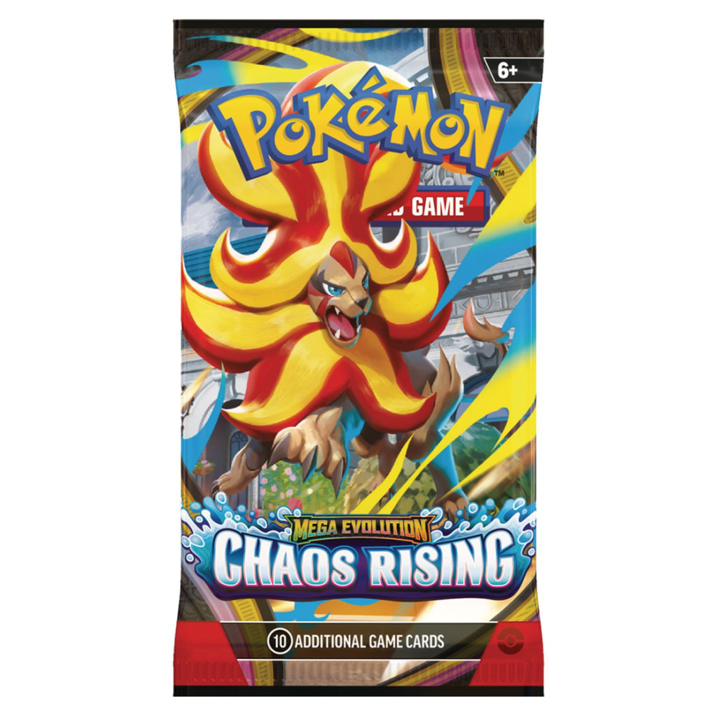 TRADING CARD GAME POKÉMON MEGA EVOLUTION CHAOS RISING 10 CARDS