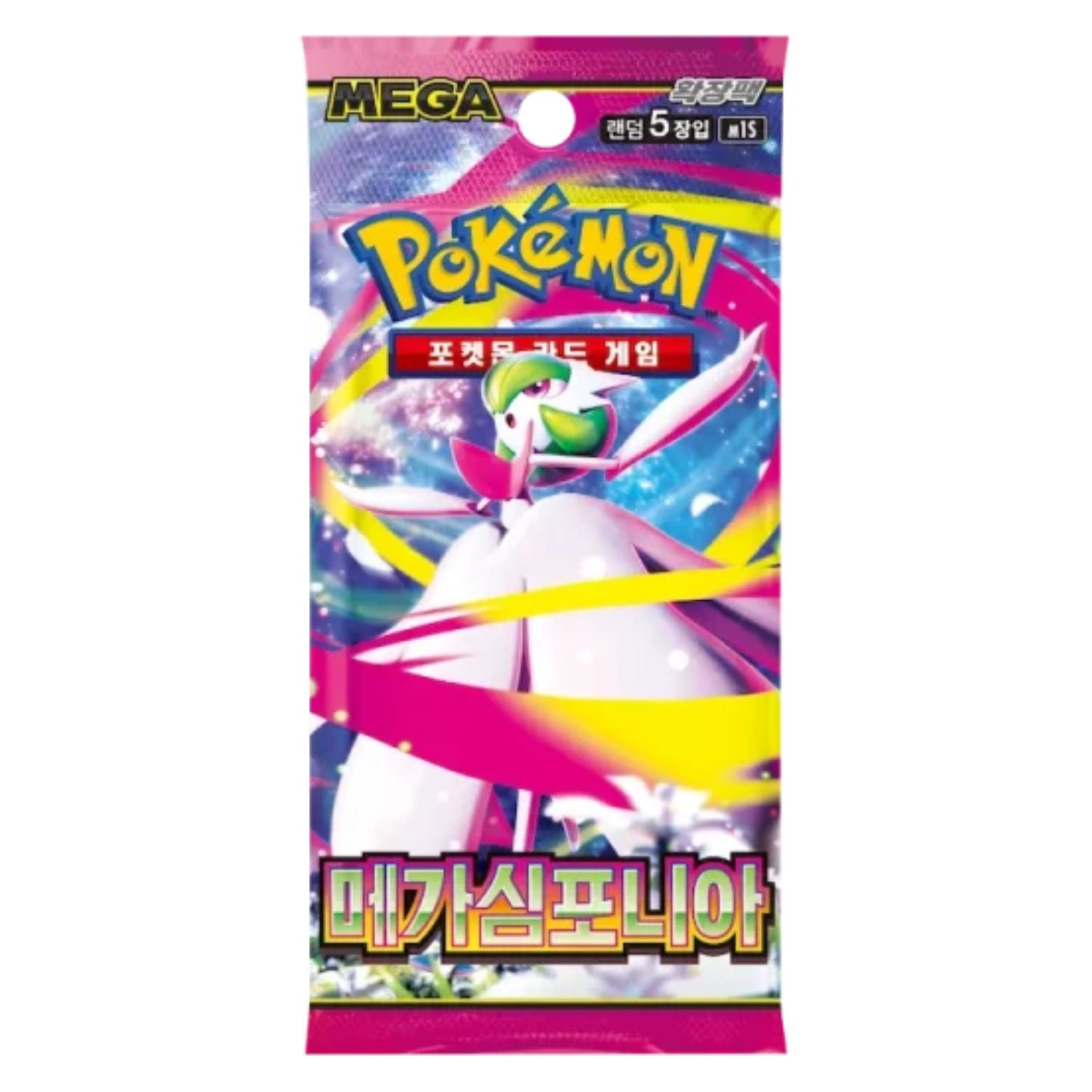 TRADING CARD POKÉMON MEGA SYMPHONIA KOREAN BOOSTER PACK 5 CARDS