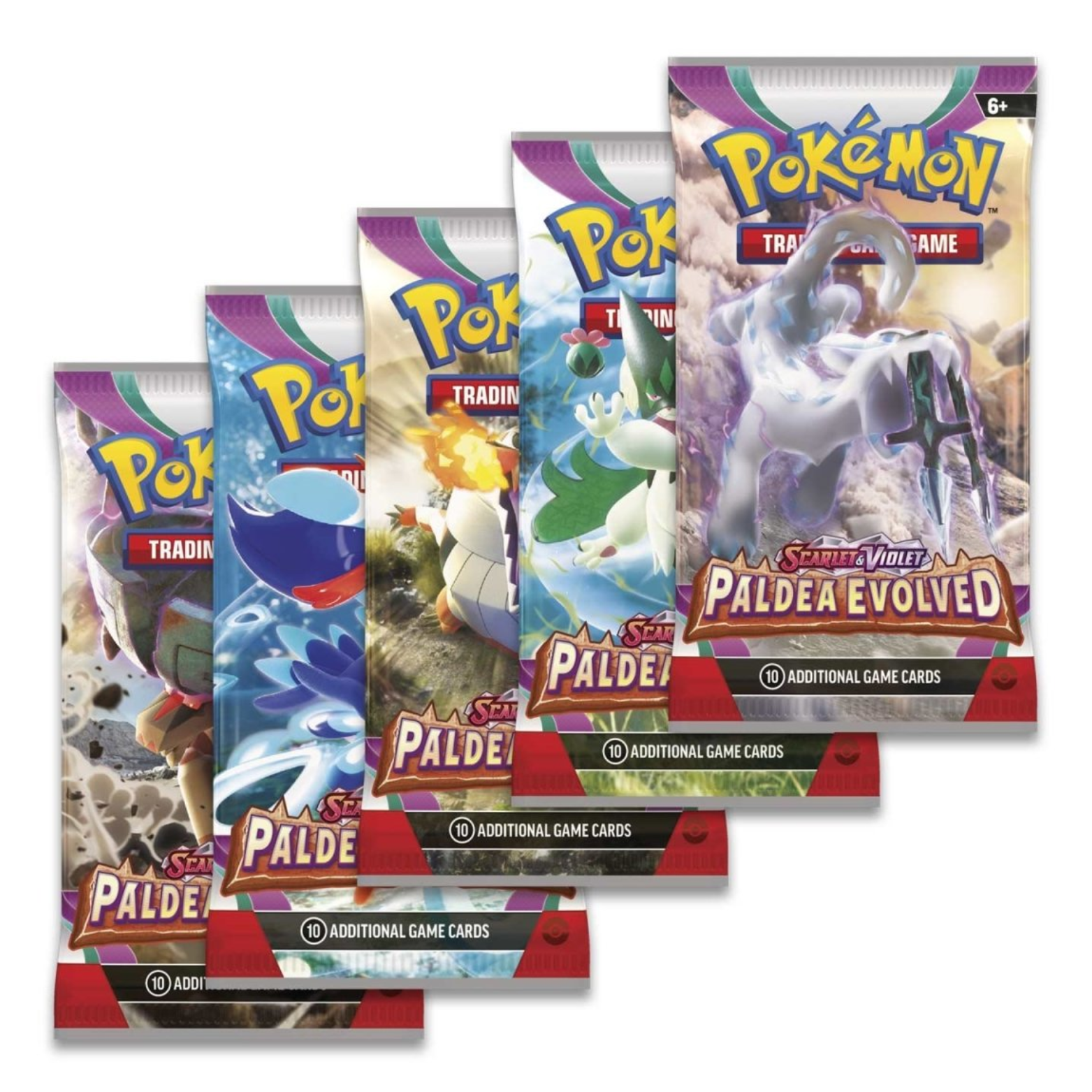 TRADING CARD POKÉMON PALDEA EVOLVED 10 CARDS