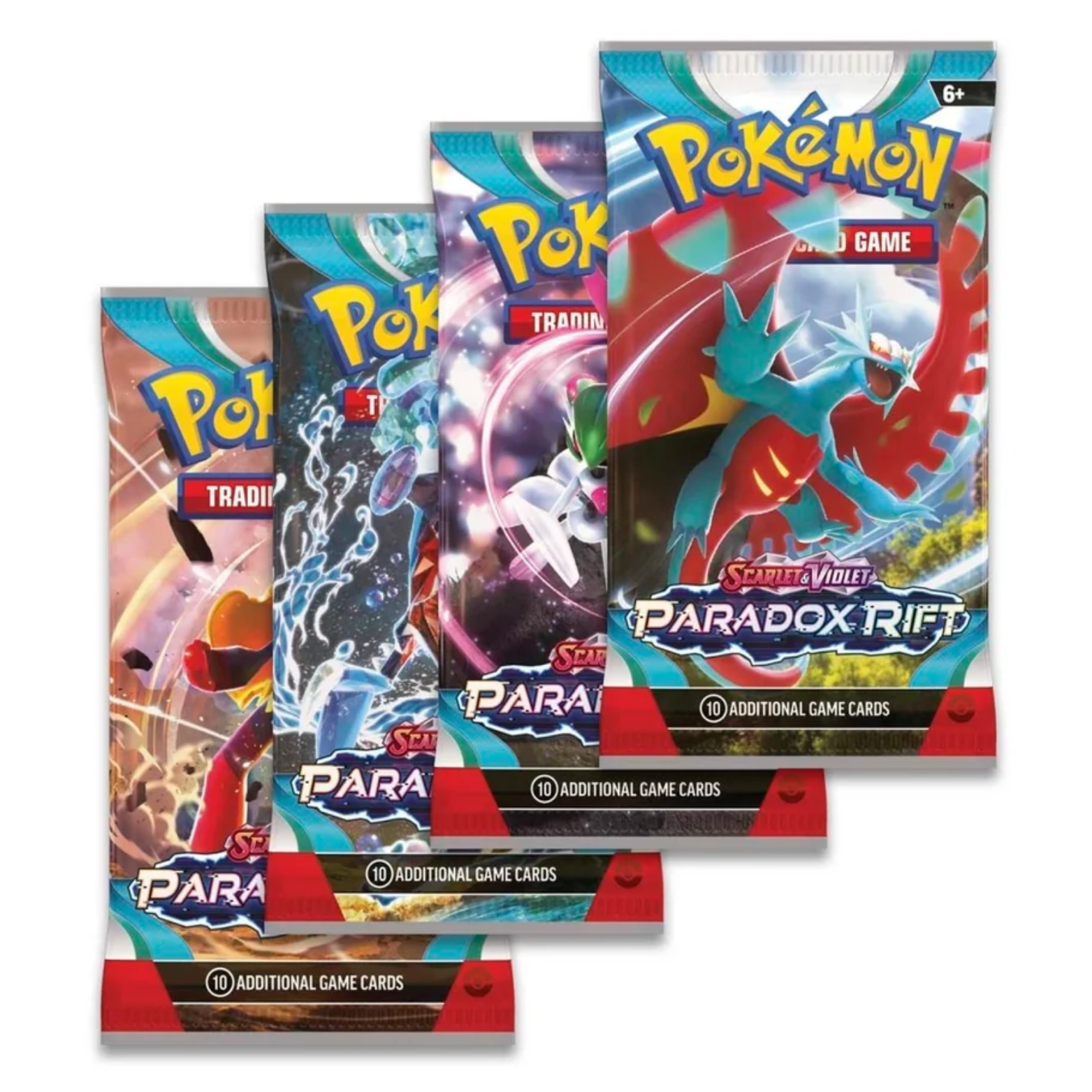 TRADING CARD POKÉMON PARADOX RIFT 10 CARDS