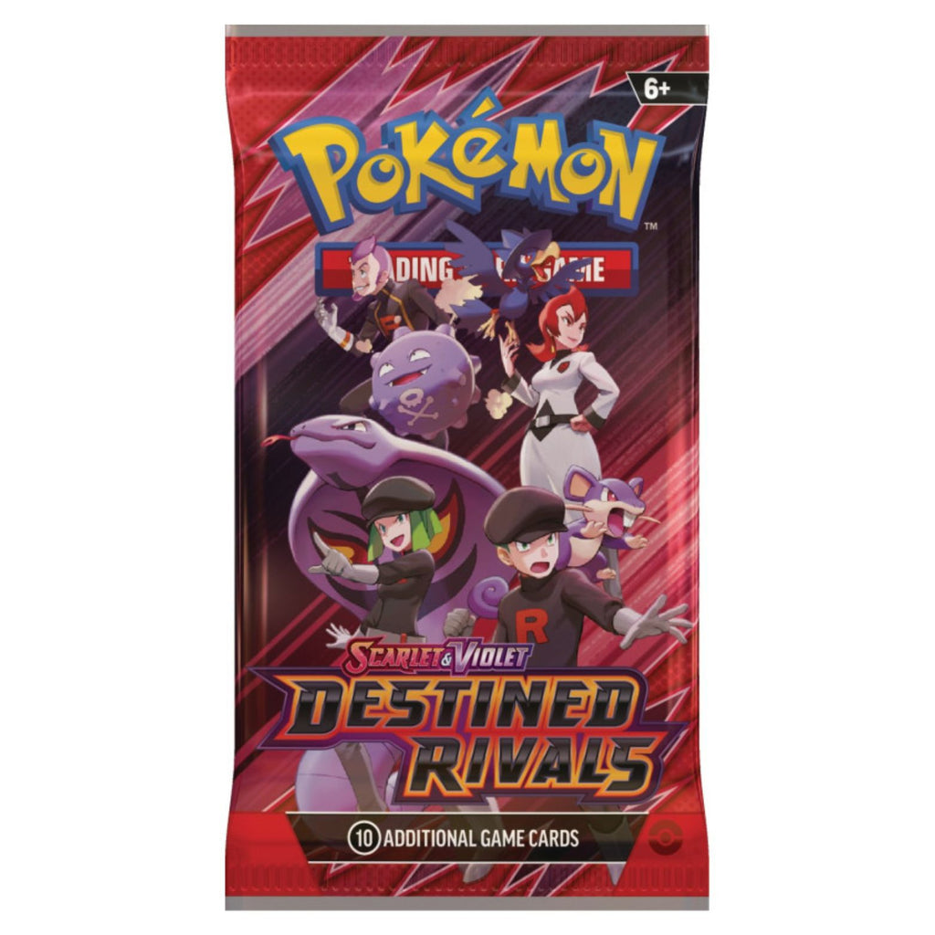 TRADING CARD GAME POKÉMON SCARLET & VIOLET DESTINED RIVALS 10 CARDS