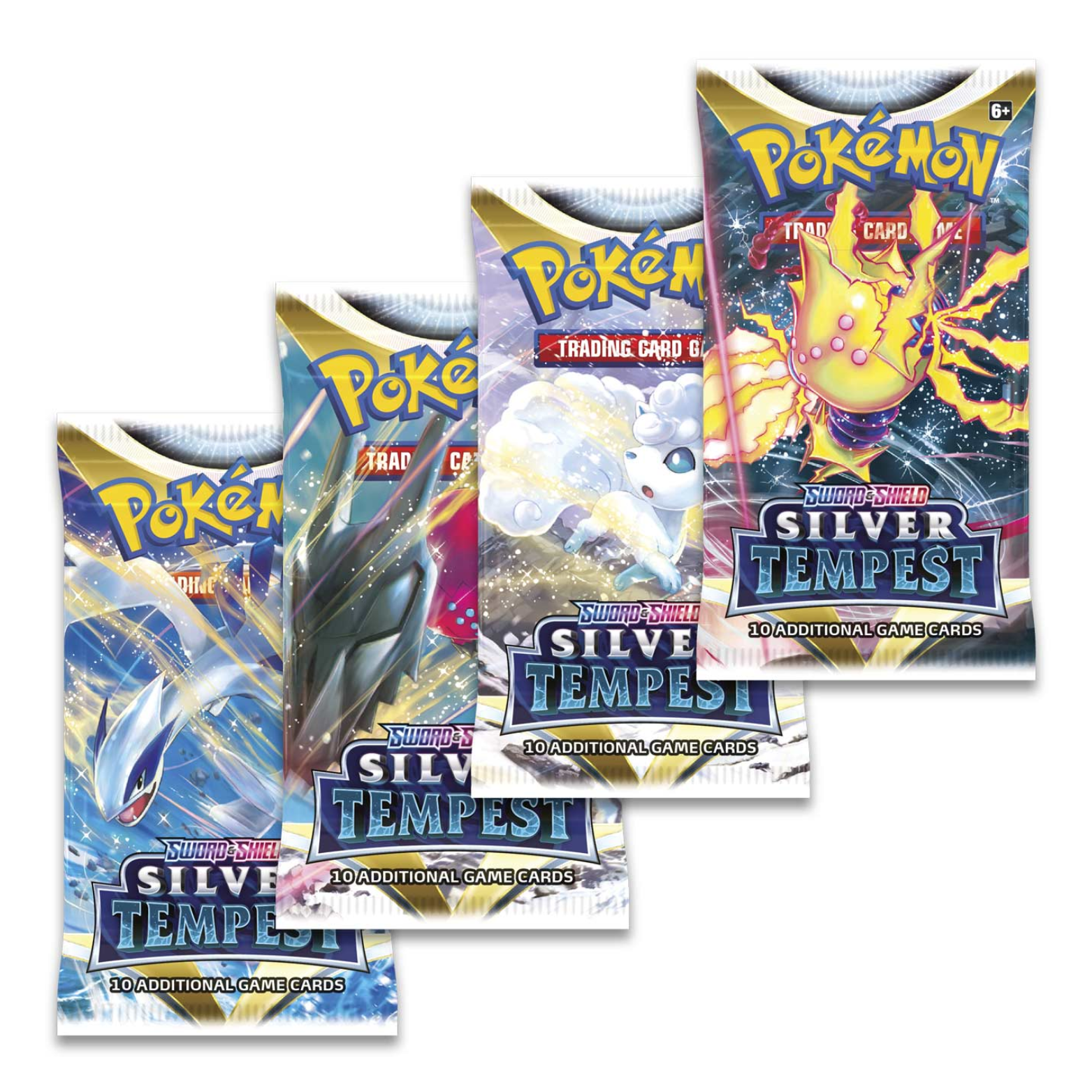 TRADING CARD POKÉMON SILVER TEMPEST 10 CARDS