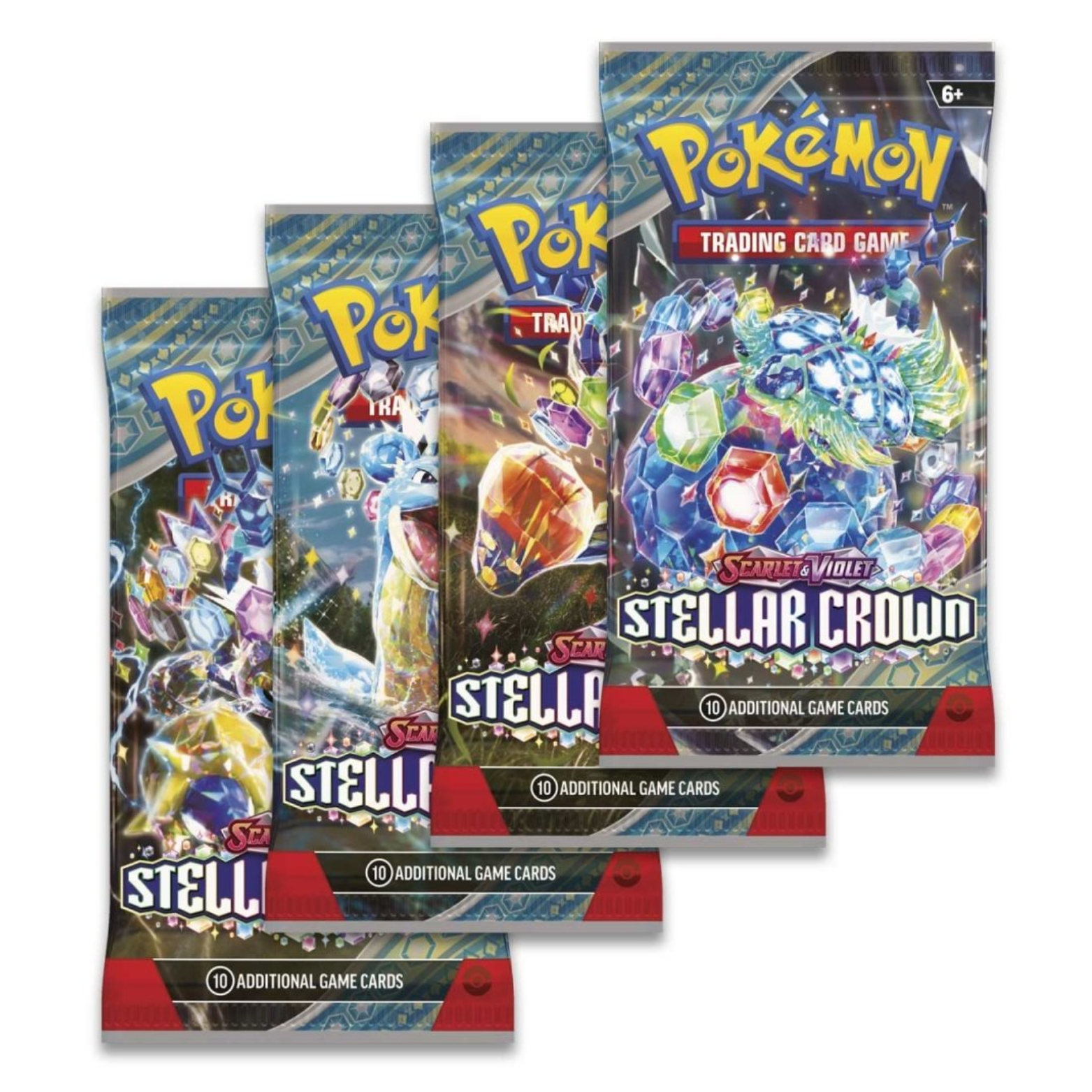 TRADING CARD POKÉMON STELLAR CROWN 10 CARDS