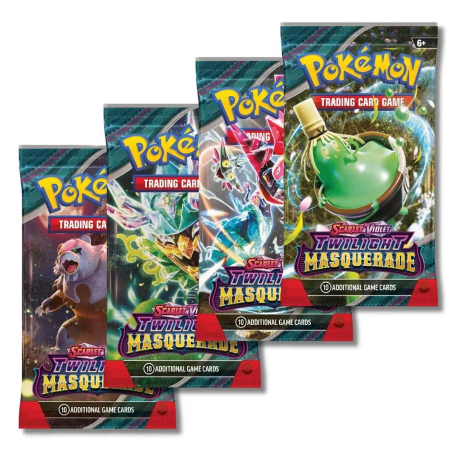 TRADING CARD POKÉMON TWILIGHT MASQUERADE 10 CARDS
