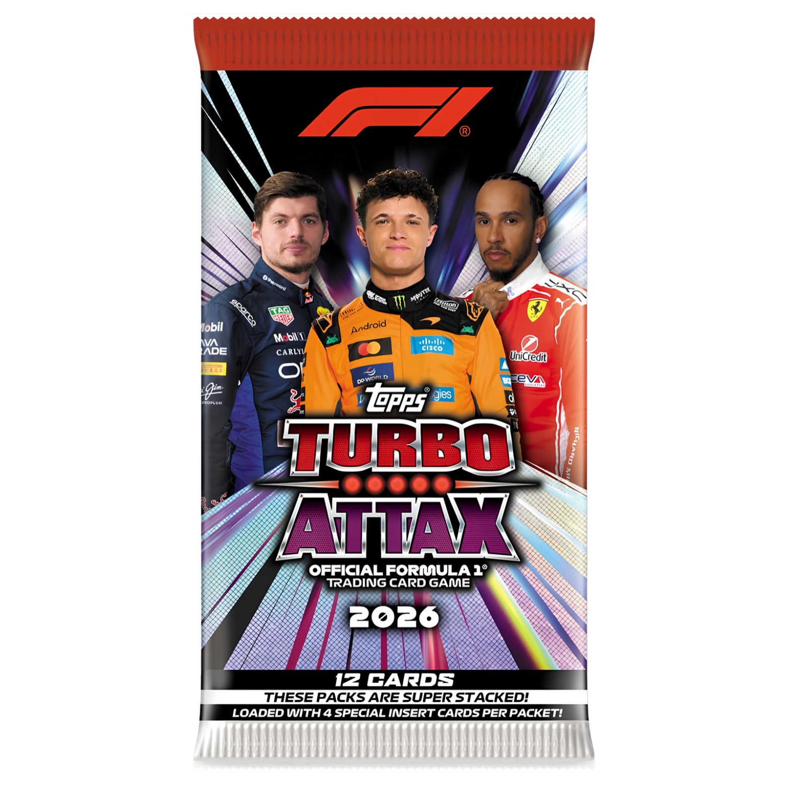 TRADING CARD TURBO ATTAX OFFICIAL FORMULA 1 2026