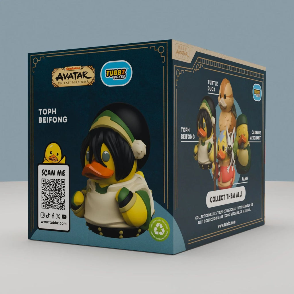 TUBBZ PVC AVATAR THE LAST AIRBENDER TOPH BEIFONG BOXED EDITION 10cm