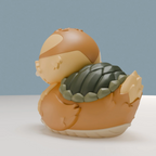 TUBBZ PVC AVATAR THE LAST AIRBENDER TURTLE DUCK BOXED EDITION 10cm