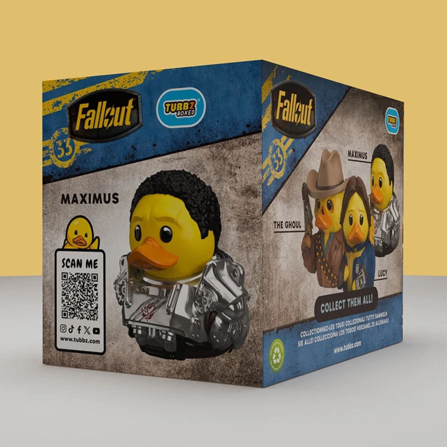 TUBBZ PVC FALLOUT MAXIMUS BOXED EDITION 10cm