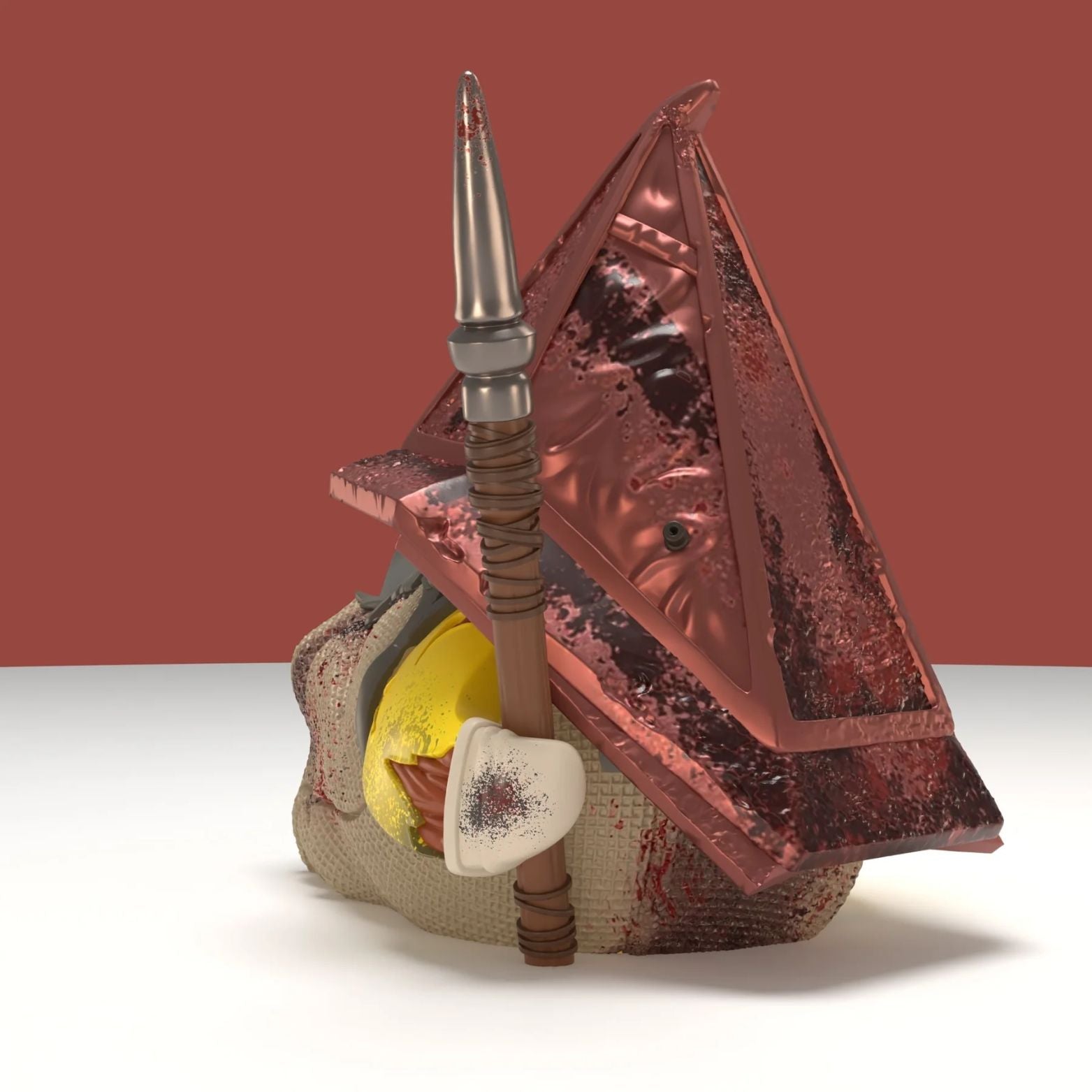 TUBBZ PVC SILENT HILL 2 RED PYRAMID THING BOXED EDITION 10cm