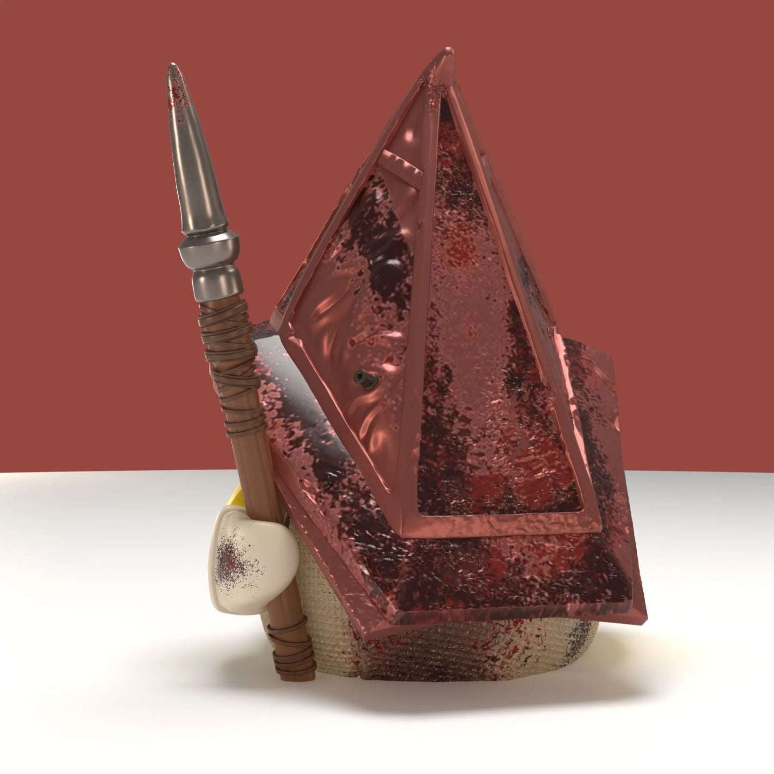 TUBBZ PVC SILENT HILL 2 RED PYRAMID THING BOXED EDITION 10cm
