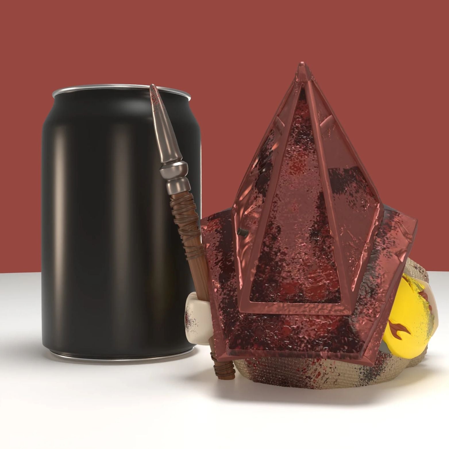 TUBBZ PVC SILENT HILL 2 RED PYRAMID THING BOXED EDITION 10cm