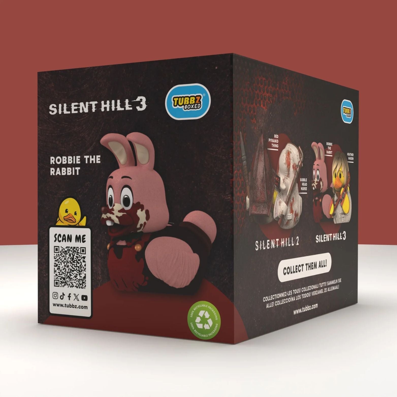 TUBBZ PVC SILENT HILL 3 ROBBIE THE RABBIT BOXED EDITION 10cm