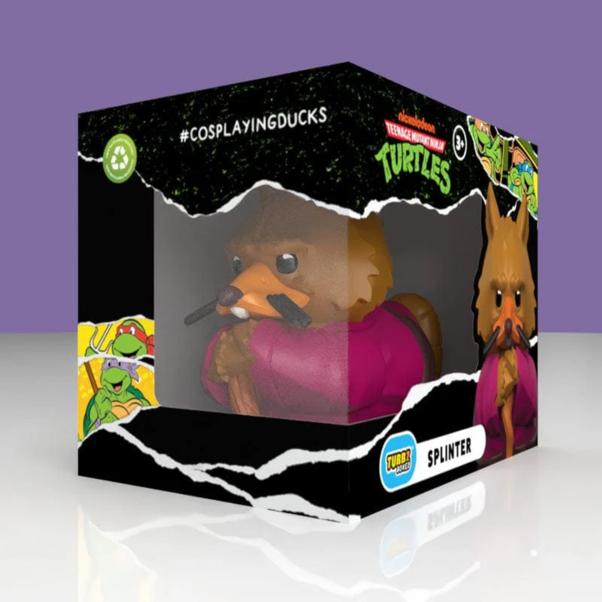 TUBBZ PVC TEENAGE MUTANT NINJA TURTLES SPLINTER BOXED EDITION 10cm