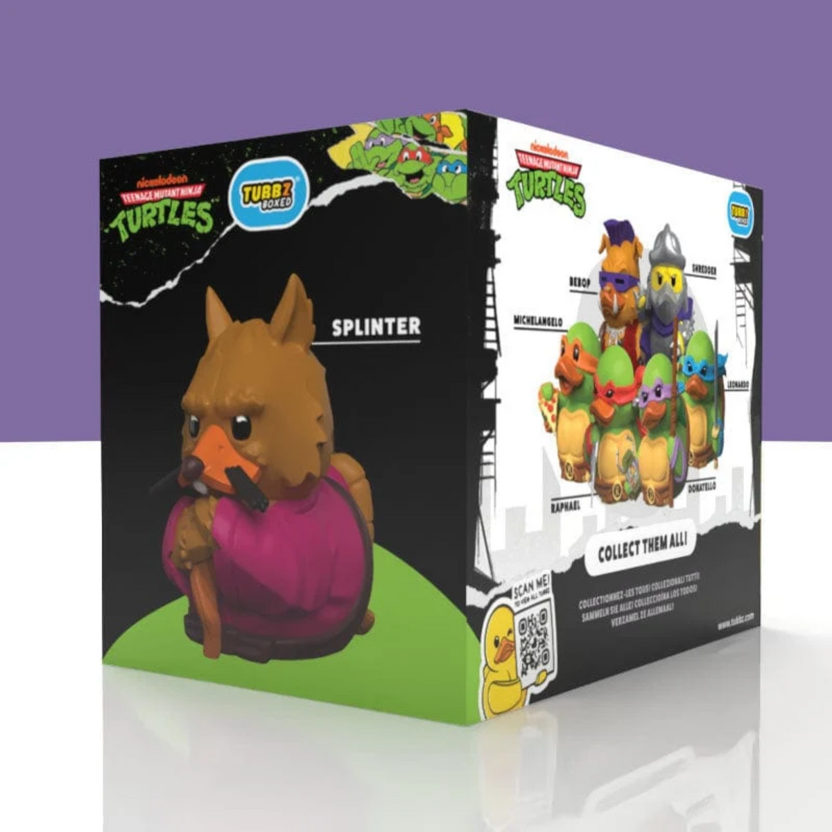 TUBBZ PVC TEENAGE MUTANT NINJA TURTLES SPLINTER BOXED EDITION 10cm