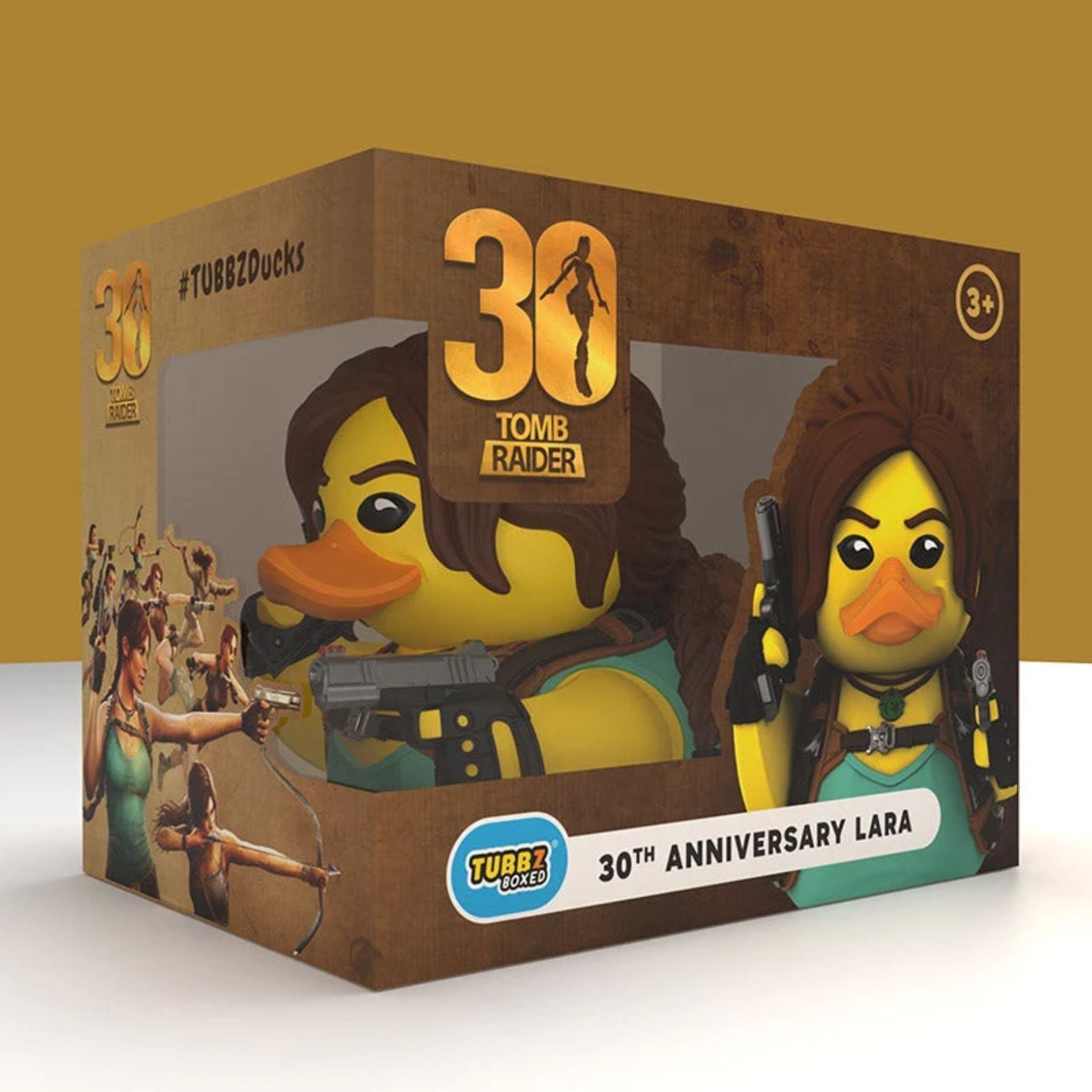TUBBZ PVC TOMB RAIDER 30th ANNIVERSARY LARA BOXED EDITION 10cm
