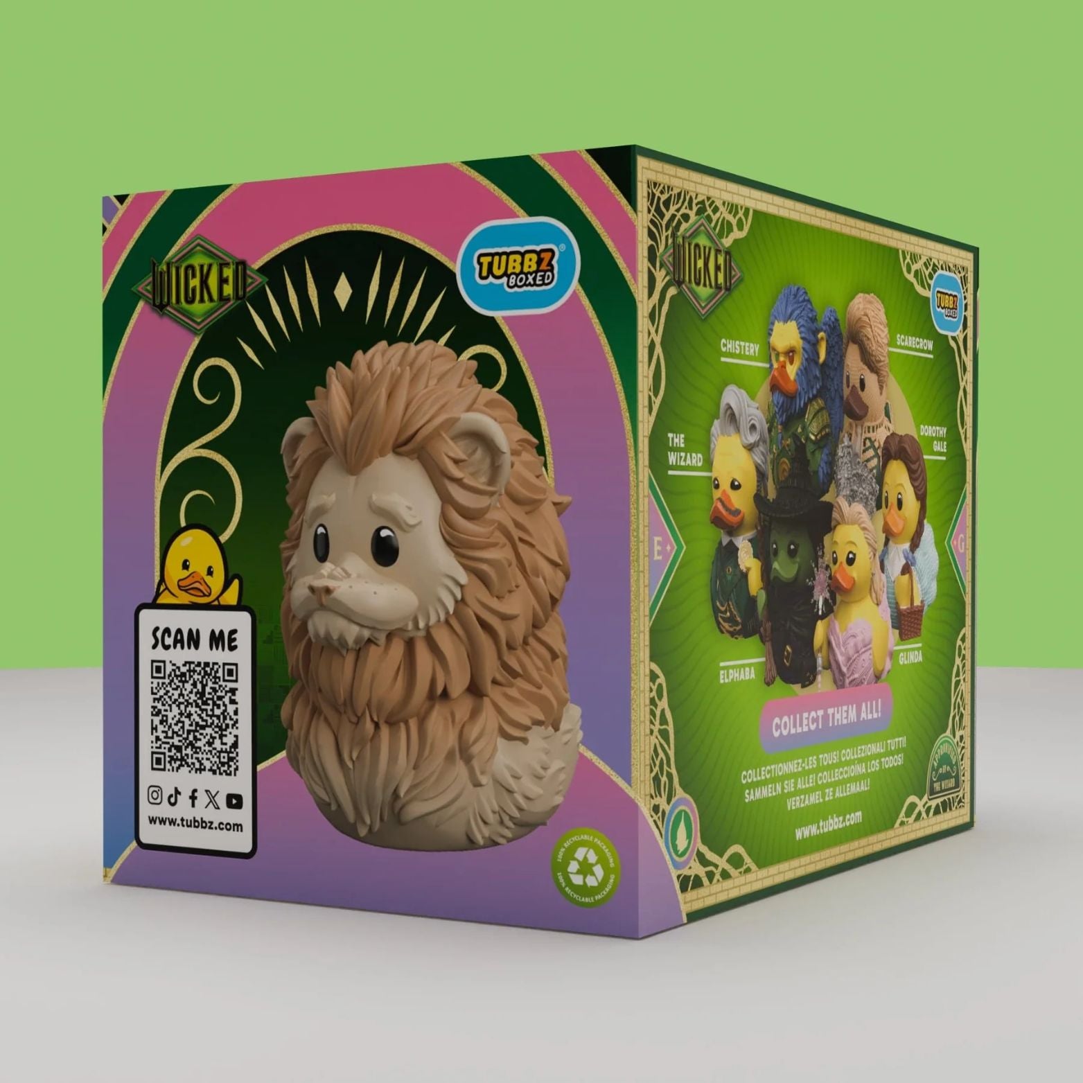 TUBBZ PVC WICKED COWARDLY LION BOXED EDITION 10cm