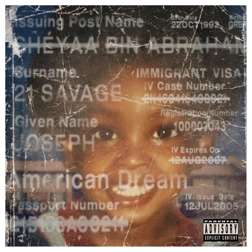 VINYL 21 SAVAGE AMERICAN DREAM 2LP